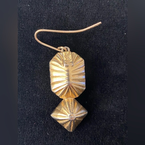Vintage YSL cubist pendant earrings - Picture 4 of 6